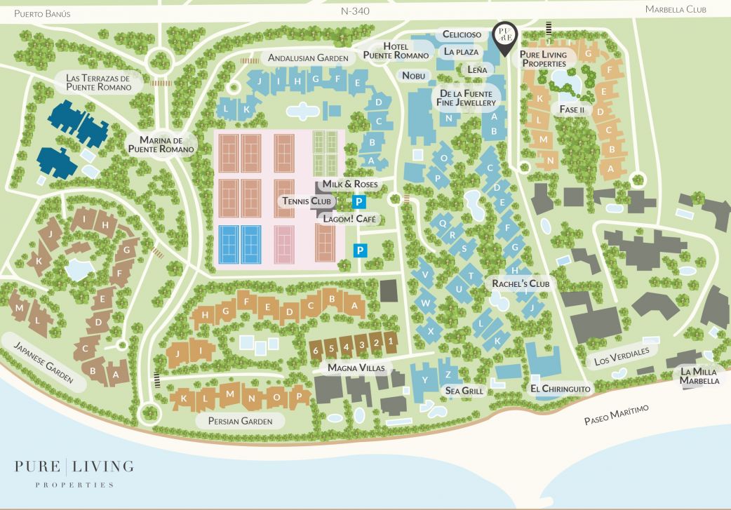 Mapa Puente Romano Recepcion